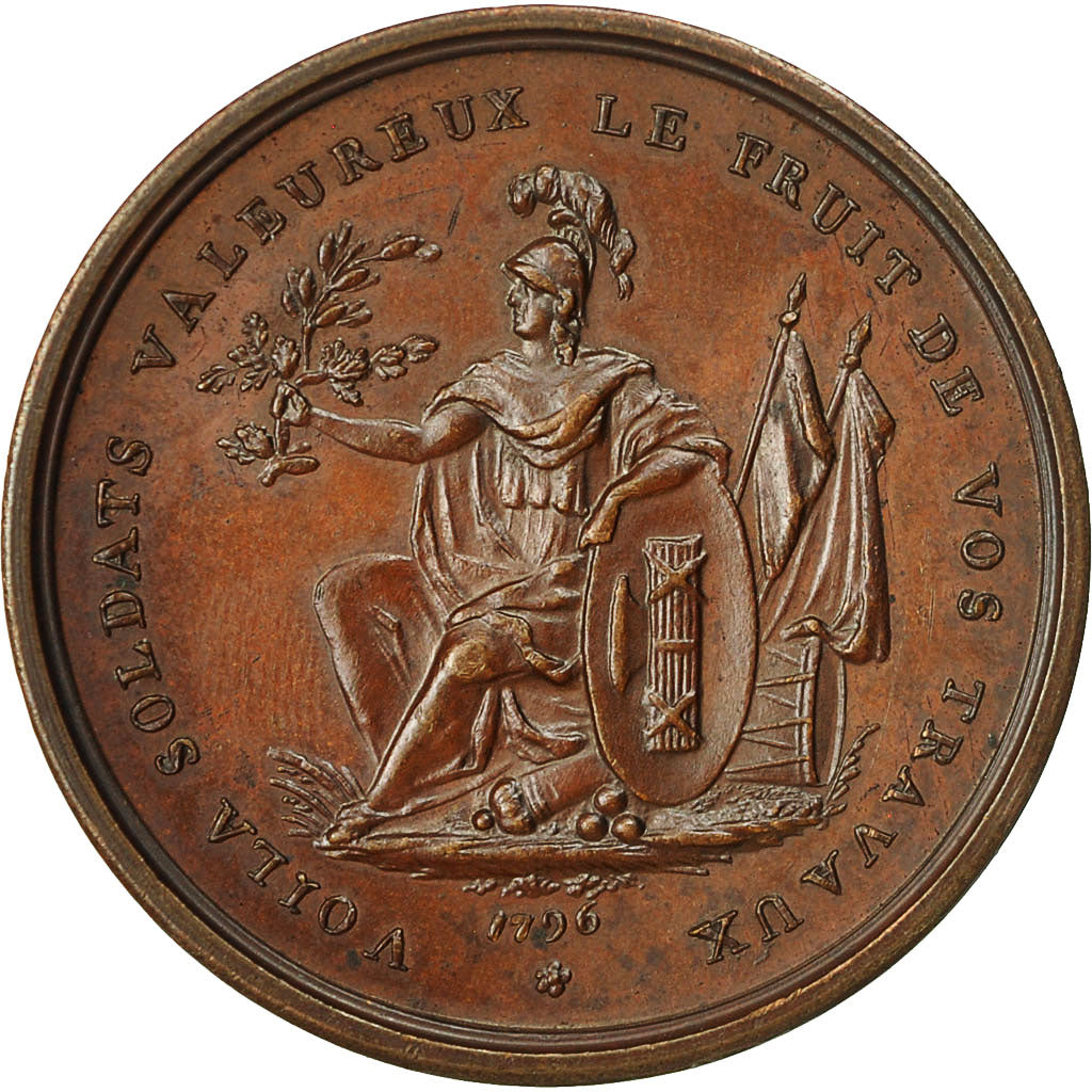 France, Medal, Bonaparte, Victoire lors de la Campagne d'Italie (1796)