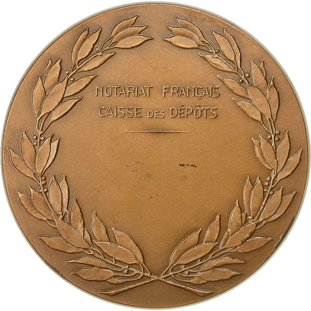 France, Medal, Notariat Français, Caisse des Dépots, Loisel, 1976, Mérelle