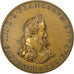 Francja, Medal, Henri IIII, Maiestas Maior Ab Igne, MS(64), Bronze