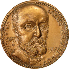 France, Medal, Ludoviko Lazaro, 1987, Santucci, SUP+, Bronze