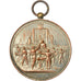 France, Medal, Concours de Gymnastique, Ville de Mandé, 1887, Vernon, TB+