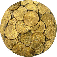 Francia, Medal, Pêle-Mêle Monnaie de Paris, Cour des Comptes, 1995, EBC+