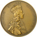 France, Medal, Louis XV, Sacre à Reims, Duvivier, MS(63), Bronze