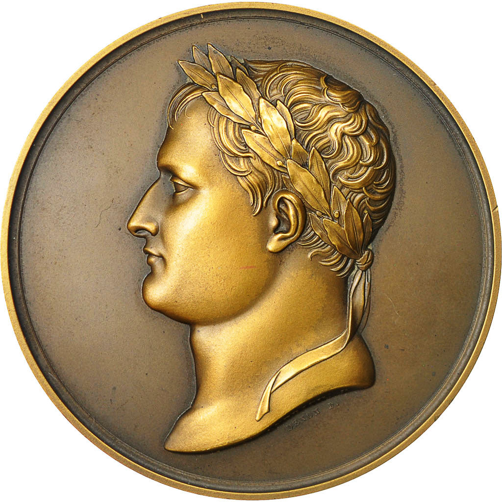 France, Medal, Napoléon Ier, Baptème du Roi de Rome, Denon / Andrieu, MS(63)