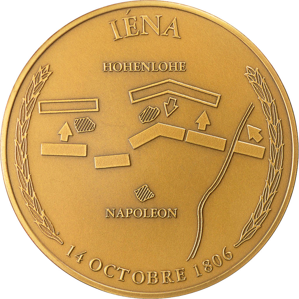 France, Medal, Napoléon Ier, Bataille d'Iéna (1806), MS(63), Bronze