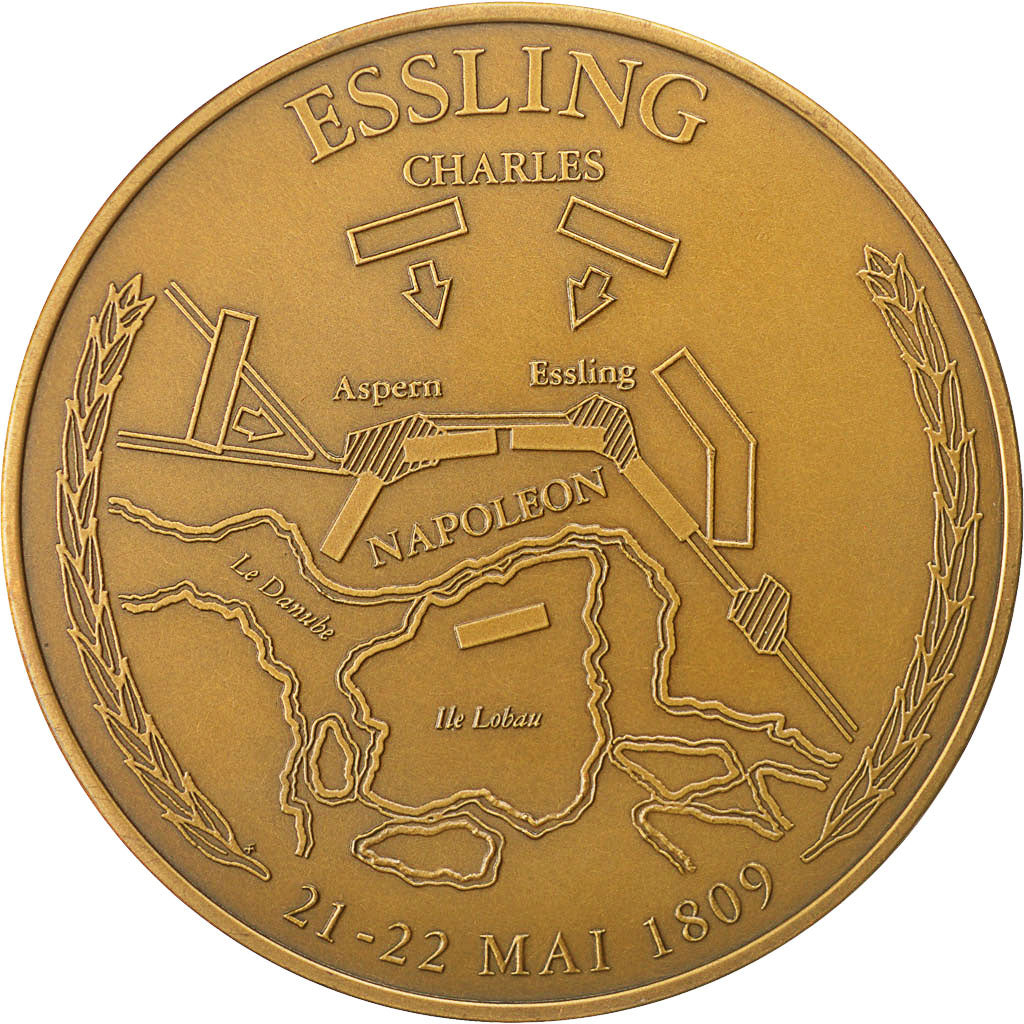 France, Medal, Napoléon Ier, Bataille d'Essling (1809), MS(63), Bronze