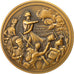 France, Medal, Napoléon Ier, Bataille de Leipzig (1813), MS(63), Bronze