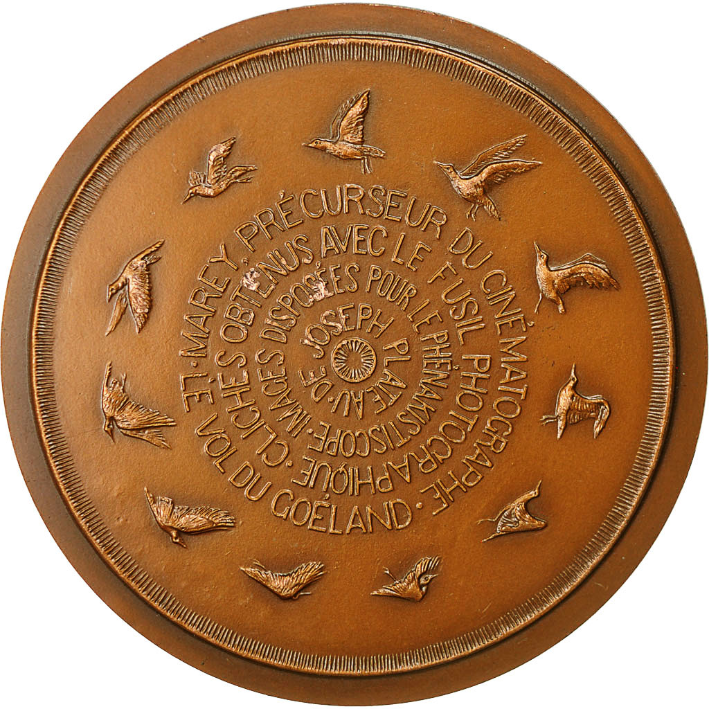 France, Medal, Etienne Marey, Médecin et Physiologue, 1981, Marcel Jean