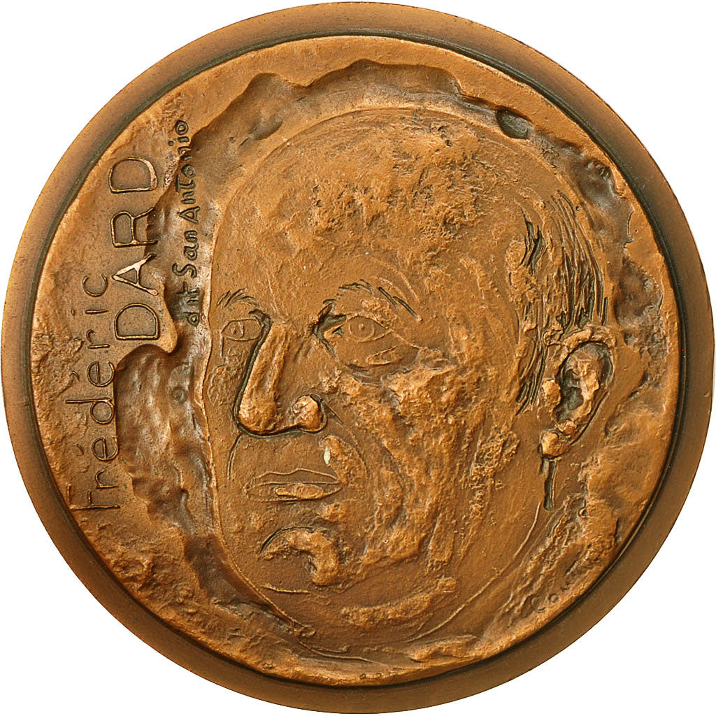 France, Medal, Frédéric Dard, Dit 