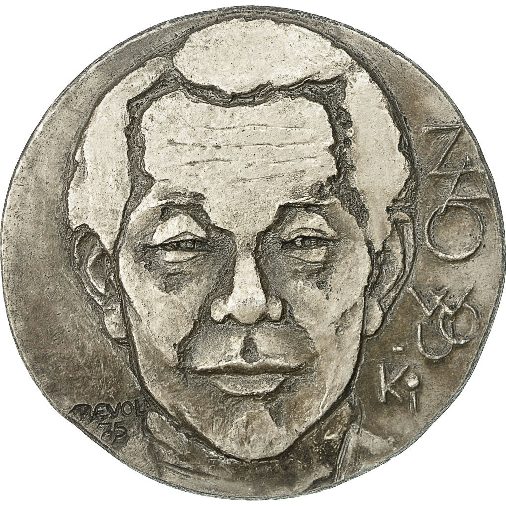 Frankreich, Medal, Zao Wou-Ki, Peintre Pékin, 1978, Revol, VZ, Kupfer