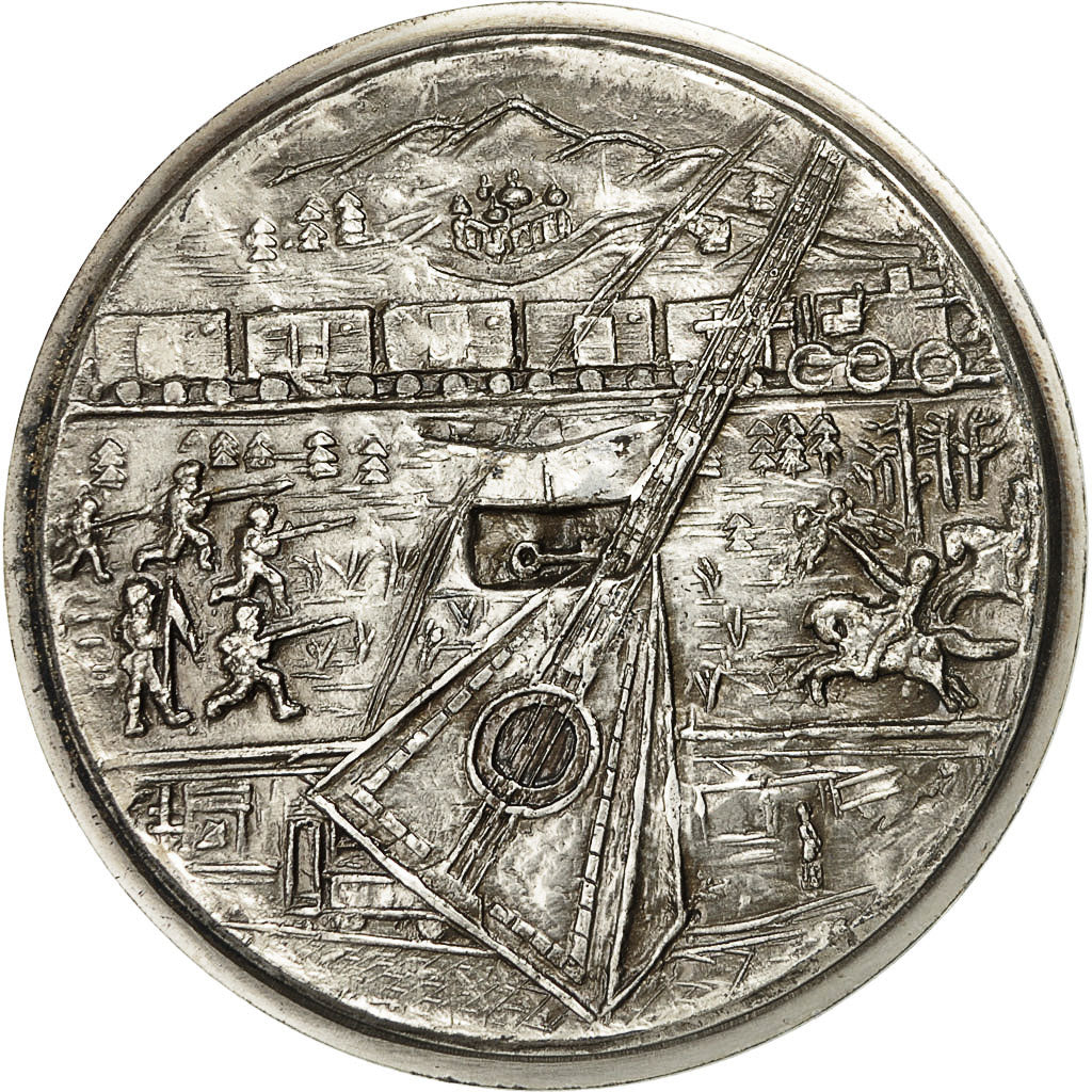 France, Medal, B.L.Pasternak, Poète et Romancier, 1971, Schiffer, AU(50-53)
