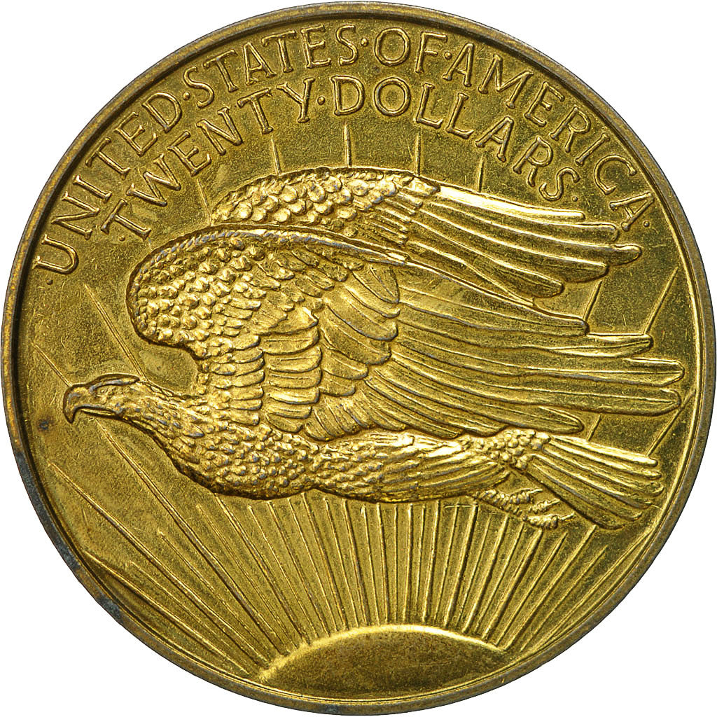 France, Medal, Reproduction Twenty Dollars Liberty, VF(20-25), Brass