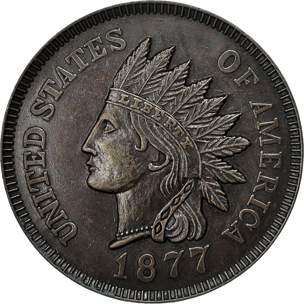France, Medal, Reproduction One Cent, United States of América, TTB+, Base