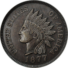 France, Medal, Reproduction One Cent, United States of América, TTB+, Base