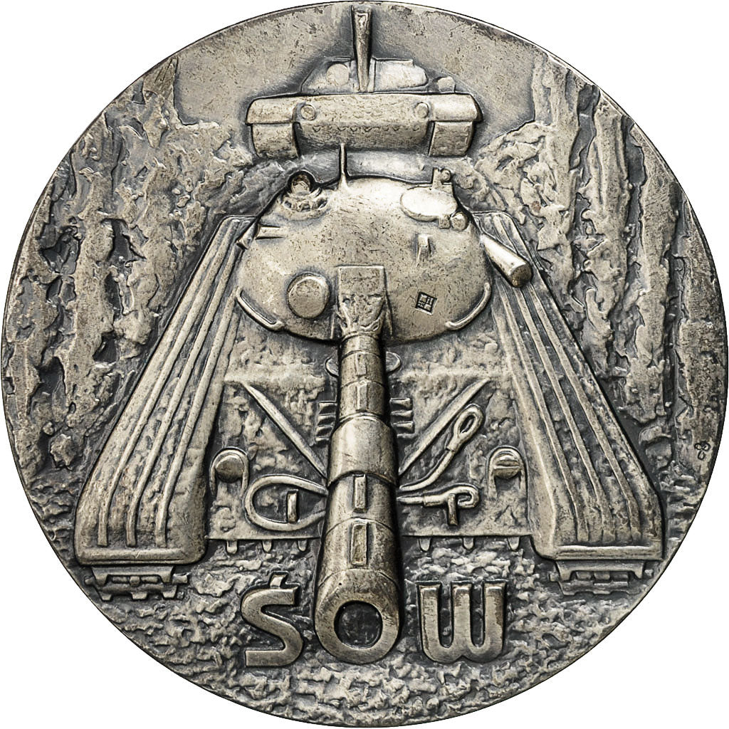 Polen, Medal, WOSF, Sport Militaire, Char, ZF+, Silvered bronze