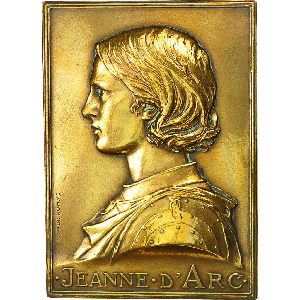 Francja, Medal, Jeanne d'Arc, V ème Centenaire de sa Mort, 1931, Prud'homme.G