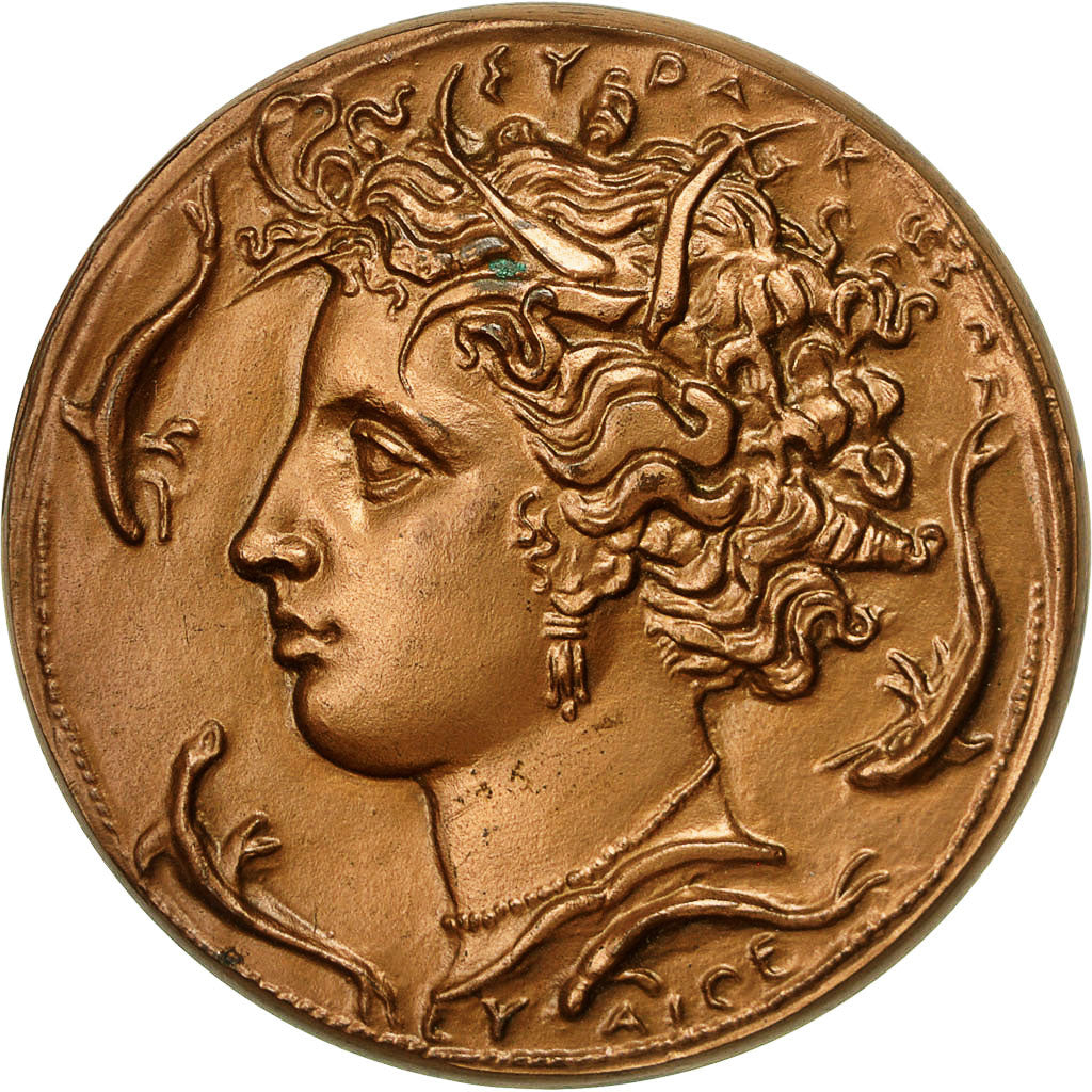 France, Medal, Déesse, Syndicat Général de la Construction Electrique, 1978