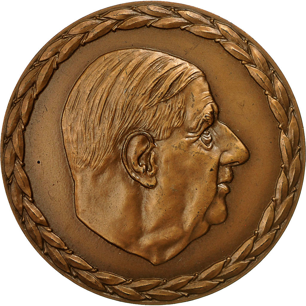 France, Medal, Charles De Gaulle, EF(40-45), Bronze