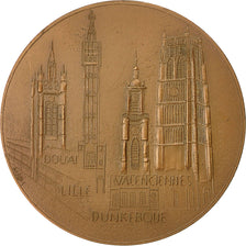 France, Medal, Cinquantenaire de la Société Numismatique du Nord, 1973, Rips