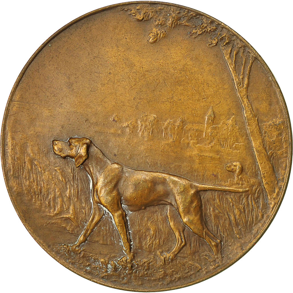 France, Medal, Chasse, Club Saint Hubert du Nord, EF(40-45), Bronze