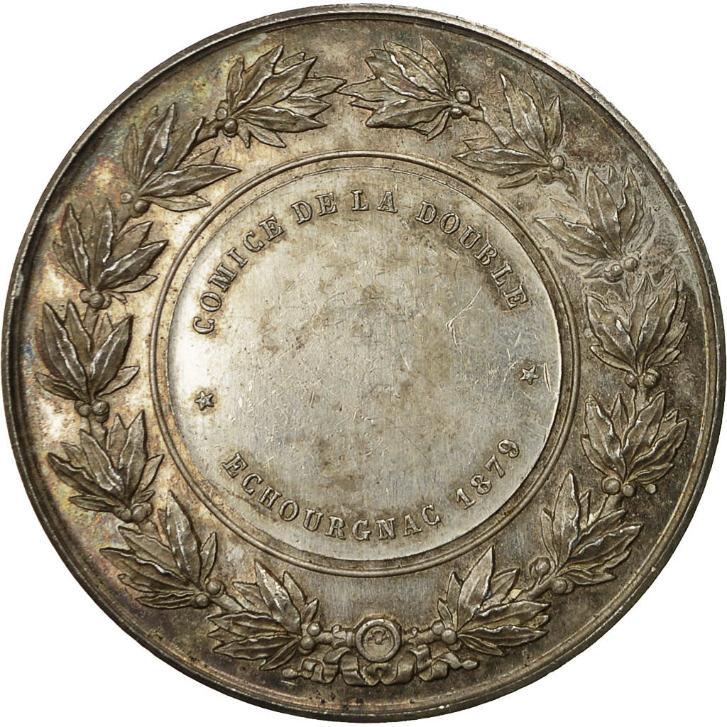 France, Medal, Comices de la Double Echourgnac, 1879, Lagrange, AU(50-53)