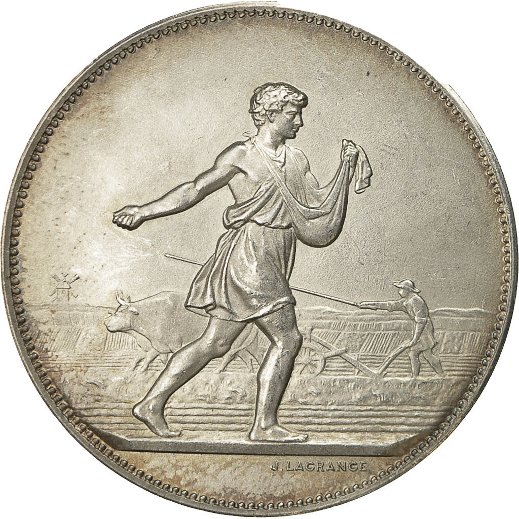 France, Medal, Comices de la Double Echourgnac, 1883, Lagrange, AU(50-53)
