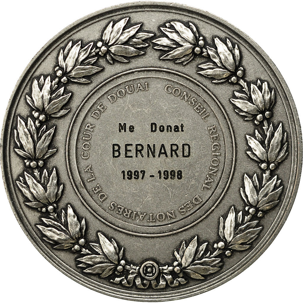 Frankrijk, Medal, Conseil Régional des Notaires de la Cour de Douai, 1998