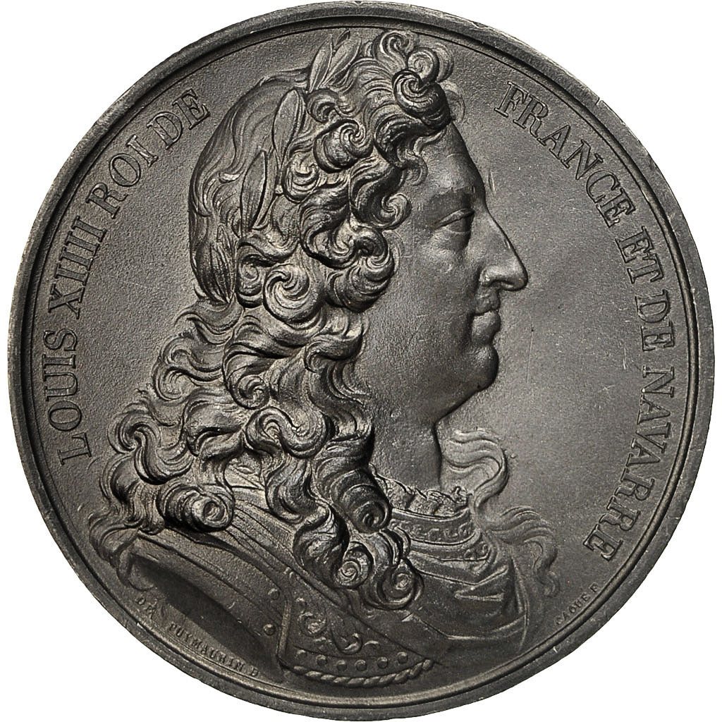 Francia, Medal, Louis XIV, Roi de France et de Navarre, De Puymaurin, SPL