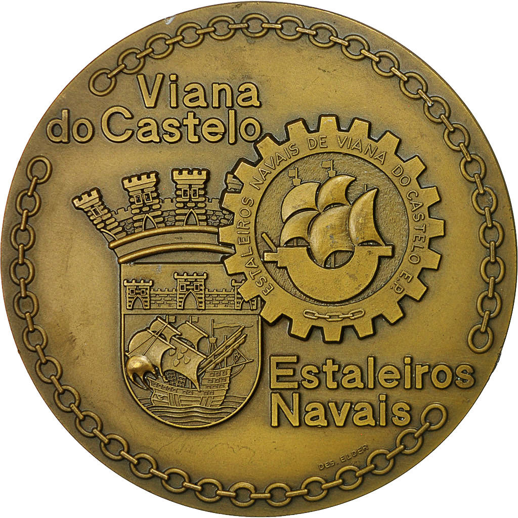 Portugal, Medal, Chantiers Navals de Viana do Castelo, Estaleiros Navais, 1984