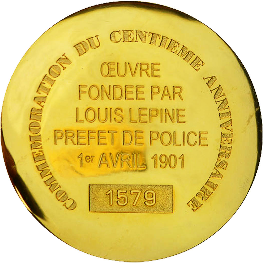 France, Medal, Oeuvre des Orphelins de la Préfecture de Police, 2001, SUP+