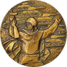 Rusia, Medal, Armée Russe, Chars, (1943-1968), EBC+, Bronce