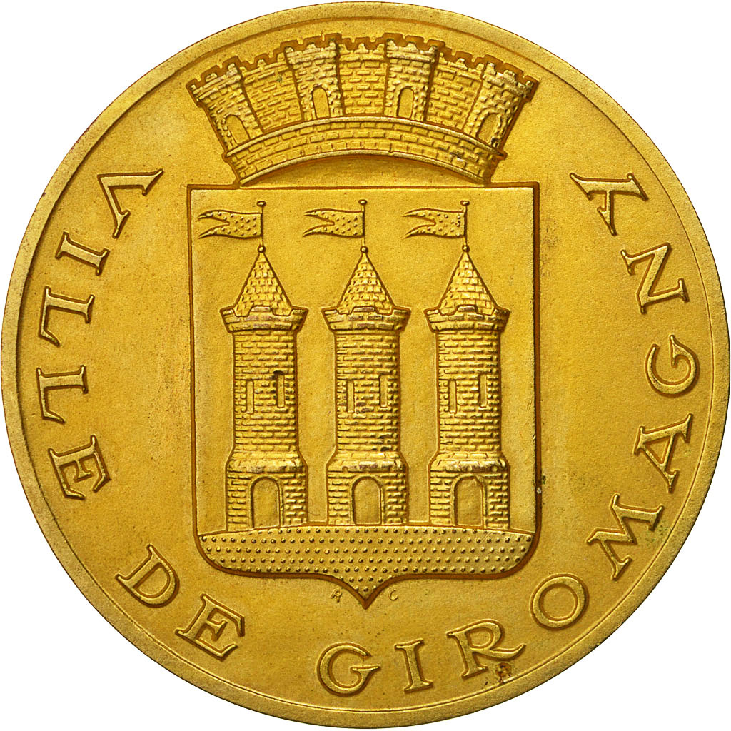 Frankreich, Medal, Commandos d'Afrique, Ville de Giromagny, 1991, UNZ, Bronze