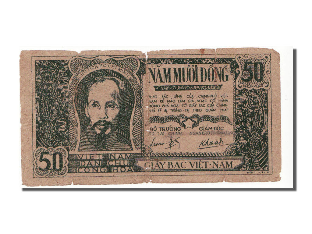 Vietnam, 50 D<ox>ng, 1948, MB+