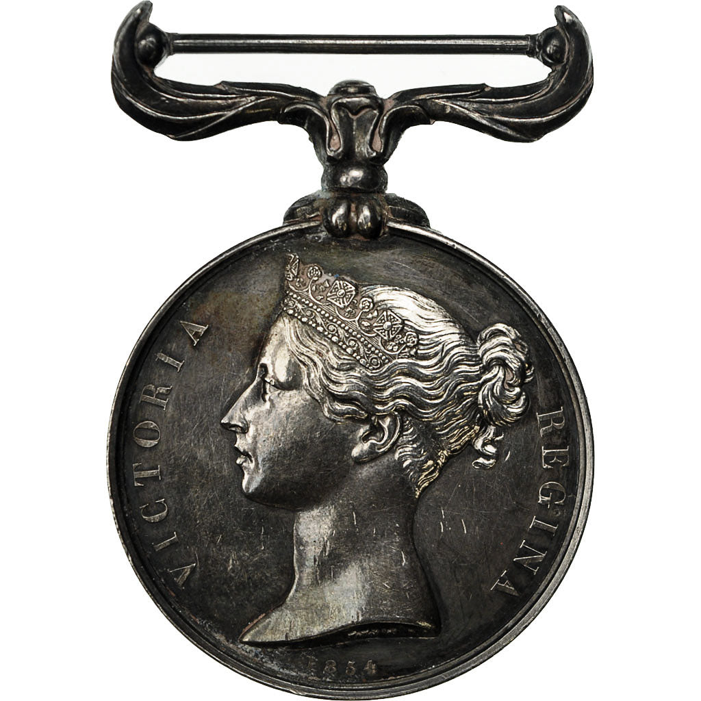 United Kingdom , Medal, Guerre de Crimée, Reine Victoria, 1854, Wyon, SUP