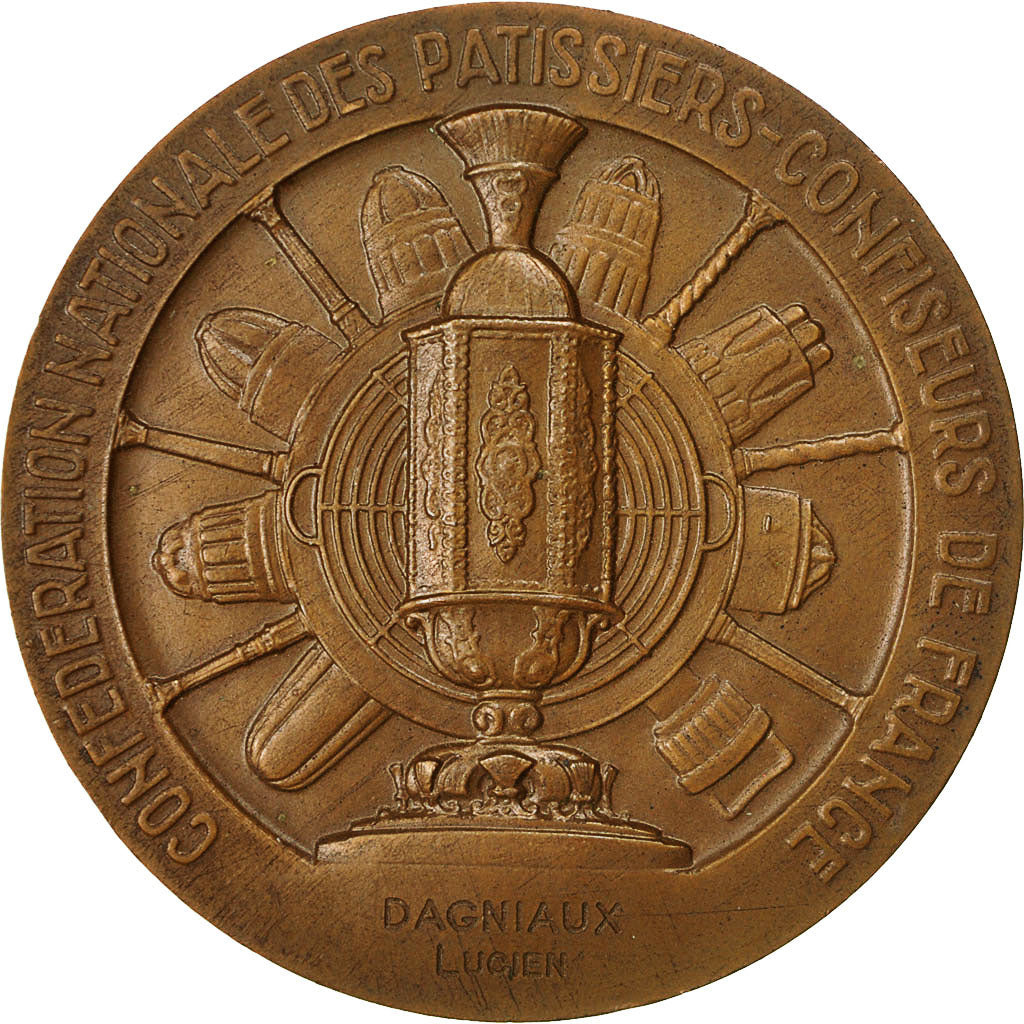 France, Medal, Confédération des Patissiers et Confiseurs de France, Dubois.H