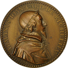 Francia, Medal, Le Cardinal de Richelieu, Warin, SPL-, Bronzo