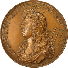 France, Medal, Louis XIV, Promotion de la Flotte Française, AU(55-58), Bronze