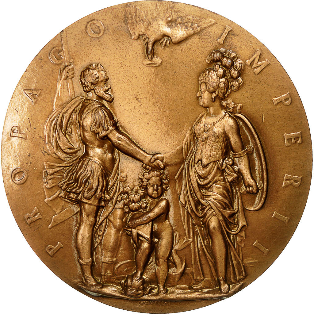 France, Medal, Henri IV, Propago Imperii, 1968, Dupré, AU(55-58), Bronze