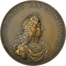 France, Medal, Louis XIV, Prise de Lille (1667), Molart, MS(60-62), Bronze