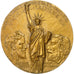 France, Medal, Statue de la Liberté, G.Eiffel - A.Bartholdi, 1986