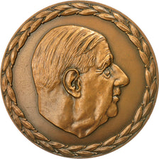 France, Medal, De Gaulle, Au Service de la Patrie, 1978, AU(55-58), Bronze