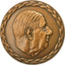 France, Medal, De Gaulle, Au Service de la Patrie, 1978, AU(55-58), Bronze