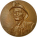 France, Medal, Mines, Charbonnages de France, Houillères de Bassin, 1977