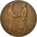 France, Medal, Société Nationale des Chemins de Fer Français, 1955, Belmondo