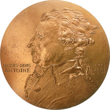 France, Medal, Architecture, Jacques Antoine Denis, 1973, Joly, SUP, Bronze