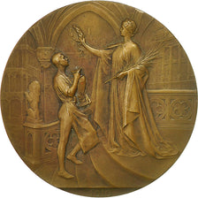 France, Medal, Exposition Universelle de Bruxellles, 1910, Devreese, AU(55-58)