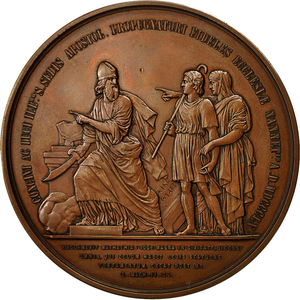 France, Medal, Armée d'Afrique, Général Juchault de la Moricière, 1860