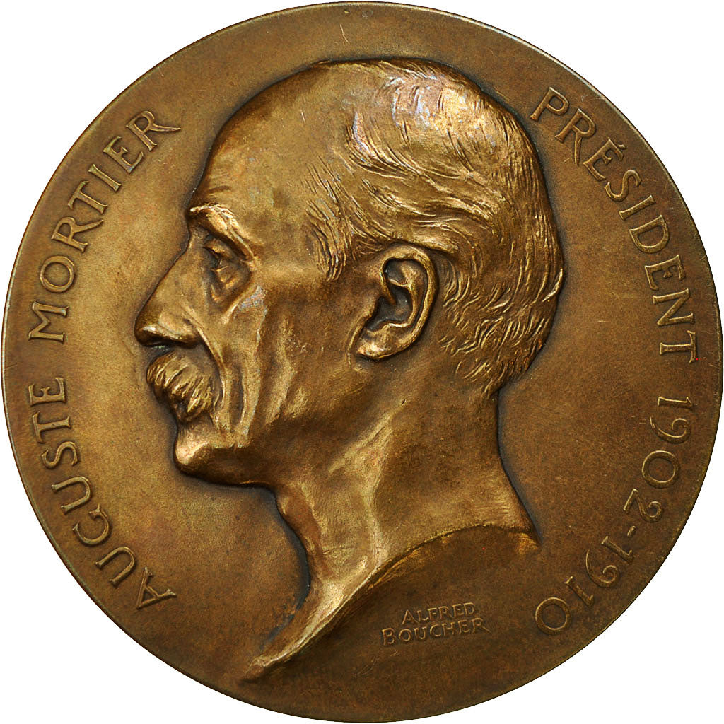 Frankreich, Medal, Auguste Mortier, Chambre de commerce de Troyes, 1911