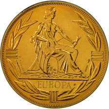 France, Medal, Ecu Europa, Europe Assise, 1984, Rodier, MS(64), Bronze