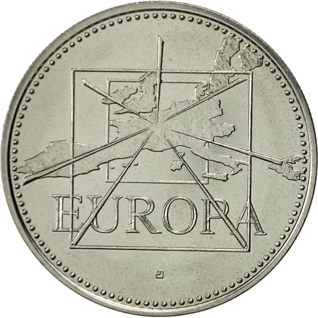 Frankreich, Medal, Ecu Europa, 1995, Jimenez, UNZ+, Nickel
